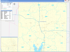 Jefferson County, IL Digital Map Basic Style