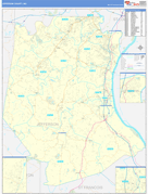 Jefferson County, MO Digital Map Basic Style