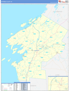 Jefferson County, NY Digital Map Basic Style