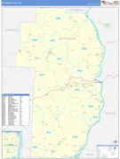 Jefferson County, OH Digital Map Basic Style