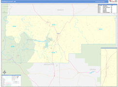 Jefferson County, OR Digital Map Basic Style