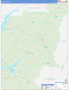 Johnson County, TN Digital Map Basic Style