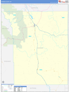 Johnson County, WY Digital Map Basic Style