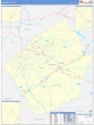 Johnston County, NC Digital Map Basic Style