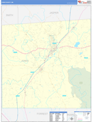Jones County, MS Digital Map Basic Style