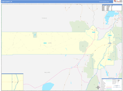 Juab County, UT Digital Map Basic Style