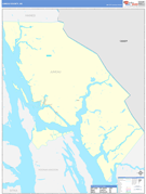 Juneau Borough (County), AK Digital Map Basic Style