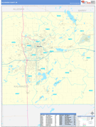 Kalamazoo County, MI Digital Map Basic Style