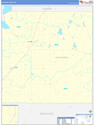 Kalkaska County, MI Digital Map Basic Style