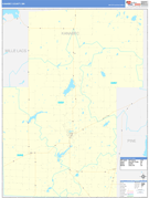 Kanabec County, MN Digital Map Basic Style