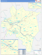 Kanawha County, WV Digital Map Basic Style
