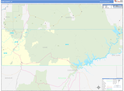 Kane County, UT Digital Map Basic Style