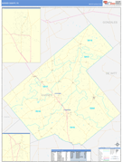 Karnes County, TX Digital Map Basic Style