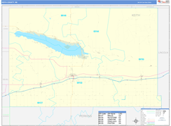 Keith County, NE Digital Map Basic Style