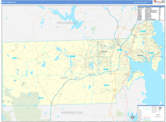 Kent County, RI Digital Map Basic Style
