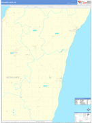 Kewaunee County, WI Digital Map Basic Style