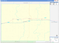 Kimball County, NE Digital Map Basic Style