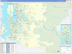King County, WA Digital Map Basic Style