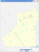 Kings County, CA Digital Map Basic Style