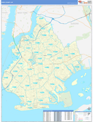 Kings County, NY Digital Map Basic Style