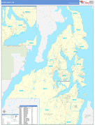 Kitsap County, WA Digital Map Basic Style