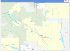 Kittitas County, WA Digital Map Basic Style