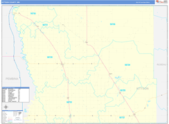 Kittson County, MN Digital Map Basic Style