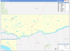 Klickitat County, WA Digital Map Basic Style