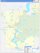 Kootenai County, ID Digital Map Basic Style