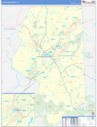 Lackawanna County, PA Digital Map Basic Style