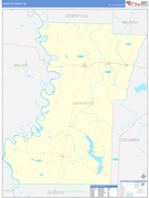 Lafayette County, AR Digital Map Basic Style