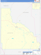 Lafayette County, FL Digital Map Basic Style