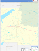Lafayette County, MS Digital Map Basic Style