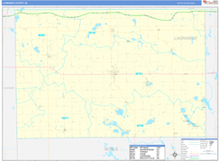 Lagrange County, IN Digital Map Basic Style