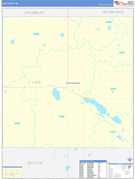 Lake County, SD Digital Map Basic Style