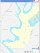 Lake County, TN Digital Map Basic Style