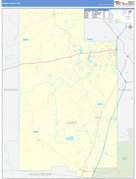 Lamar County, MS Digital Map Basic Style
