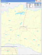 Lamar County, TX Digital Map Basic Style