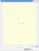 Lane County, KS Digital Map Basic Style