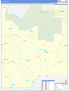 Latah County, ID Digital Map Basic Style