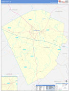 Laurens County, GA Digital Map Basic Style