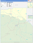 Lawrence County, SD Digital Map Basic Style