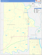 Leavenworth County, KS Digital Map Basic Style