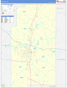 Lee County, MS Digital Map Basic Style