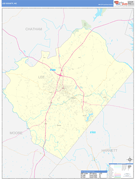 Lee County, NC Digital Map Basic Style