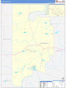 Leflore County, MS Digital Map Basic Style