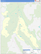 Lemhi County, ID Digital Map Basic Style