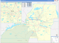 Leon County, FL Digital Map Basic Style