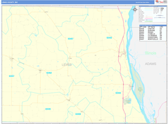 Lewis County, MO Digital Map Basic Style