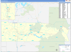 Lewis County, WA Digital Map Basic Style
